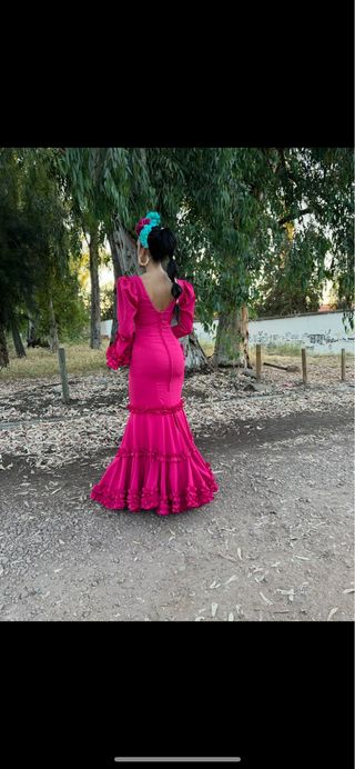 Vestido Flamenca Sibilina Corale Fresa