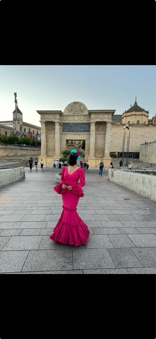 Vestido Flamenca Sibilina Corale Fresa