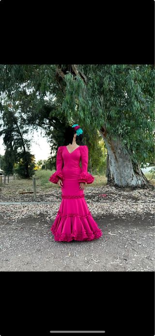 Vestido Flamenca Sibilina Corale Fresa