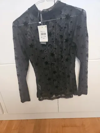 Camiseta Malla Estrellas y Lunas Talla S