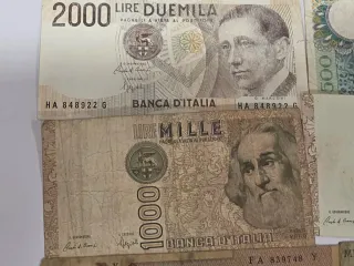 Raccolta di Banconote Italiane in Lira (Vari Valori)