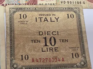 Raccolta di Banconote Italiane in Lira (Vari Valori)