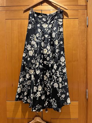 Conjunto Boho Negro Estampado Ale-hop