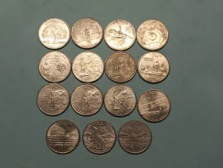 Monedas 1/4 Dollar Conmemorativa Estados Unidos 1€