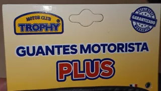 Guantes Motorista Piel Trophy Talla L