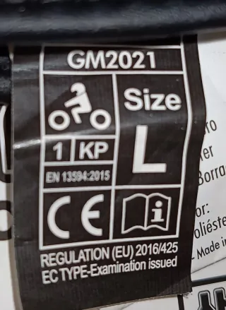 Guantes Motorista Piel Trophy Talla L