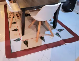 Alfombra Navideña Árboles de Navidad