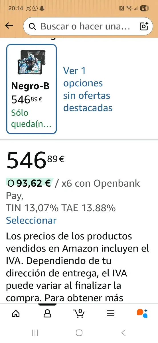 Tableta Blackview Active 5 128GB Negra afbeelding 5