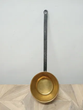 Cazo latón vintage decoración