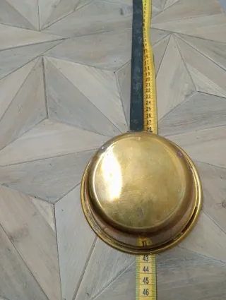 Cazo latón vintage decoración