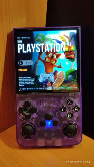 Consola Portátil Negra/Gris