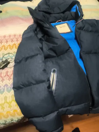 Chaqueta de Plumas color azul