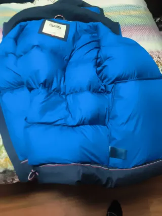 Chaqueta de Plumas color azul