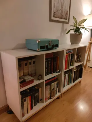 Librería/estantería blanca