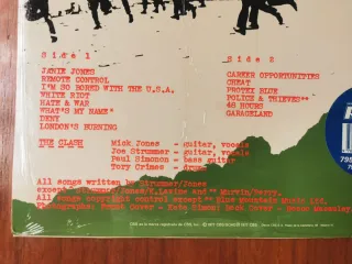Vinilo Punk Rock The Clash
