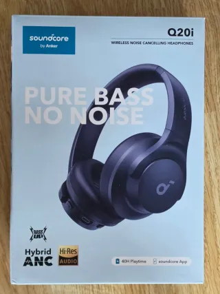 Auriculares Bluetooth Soundcore Q20i Negros