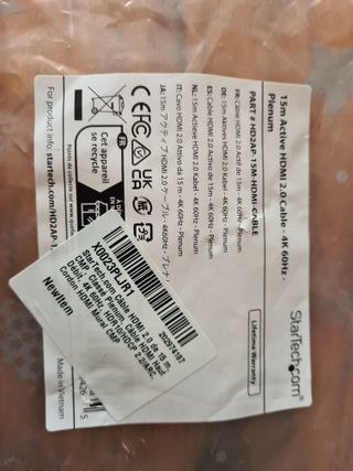 Cable HDMI StarTech.com 15m