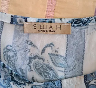 Vestito donna fantasia righe e fiori