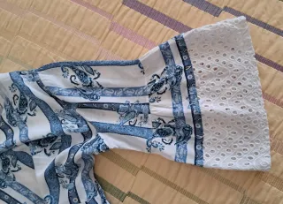 Vestito donna fantasia righe e fiori