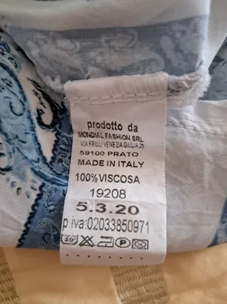 Vestito donna fantasia righe e fiori
