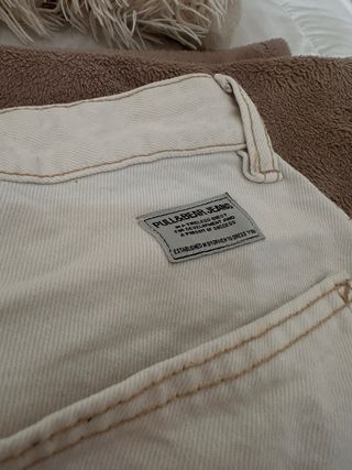 Pantalones Baggy Pull&Bear Beige