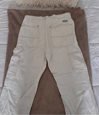 Pantalones Baggy Pull&Bear Beige