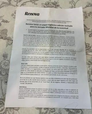 Edición Limitada I Love El Papa Papel higiénico