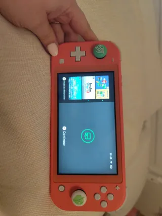 Nintendo Switch Lite Rosa + caricatore