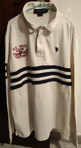 Polo U.S. Polo Assn. Manga Larga Talla L