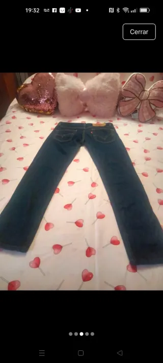 Pantalón Levis Strauss 501 Azul Talla M W31 L 36.