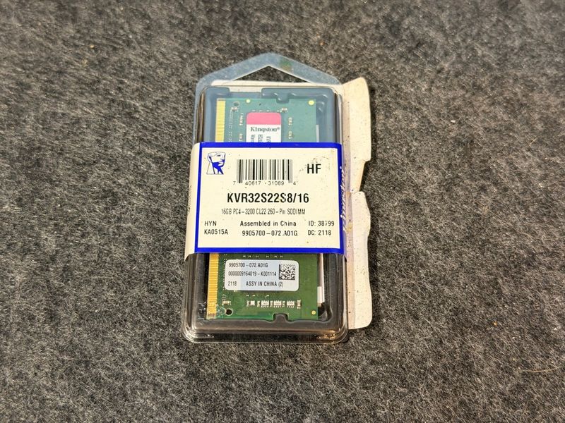 RAM 16GB Kingston DDR4 3200MHz SODIMM - Nueva