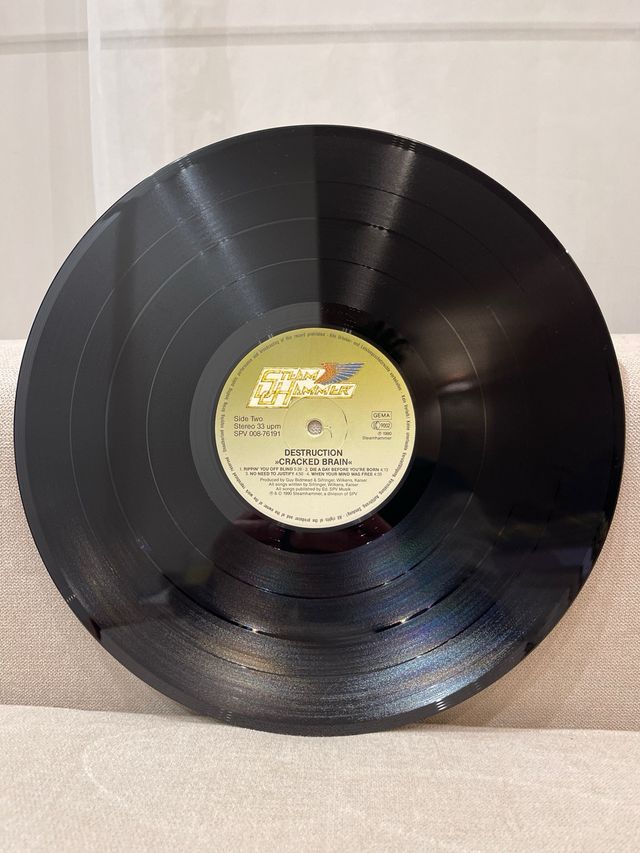 Vinilo de Destruction “Cracked Brain”