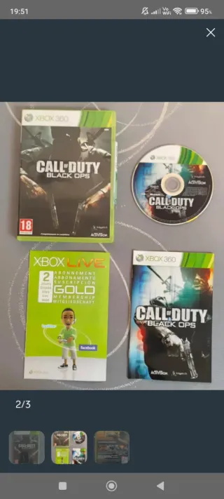 🇪🇸 Lotto di 5 Giochi Call of Duty per Xbox 360