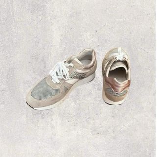 Scarpe Nerogiardini Beige/Argento