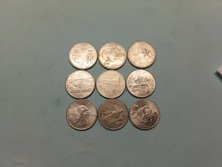 Moneda 1/4 Dollar USA conmemorativa a 1€ unidad.