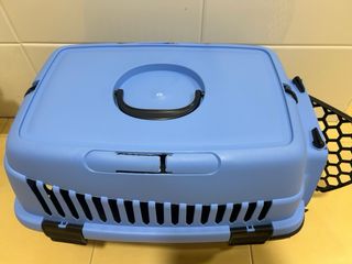 Transportín para Perro Azul y Negro