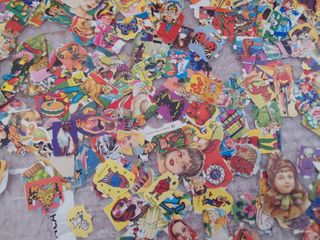 Lote 650 cromos troquelados