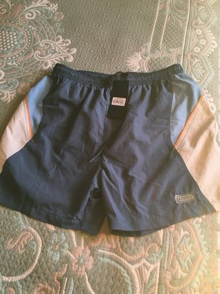 Bañador Nudos Beige y Azul