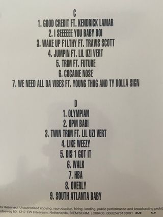 Playboi Carti - I Am Music Vinilo (Edición Blanca