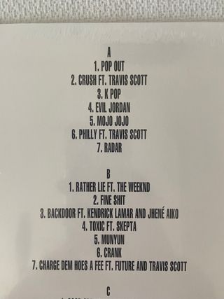 Playboi Carti - I Am Music Vinilo (Edición Blanca