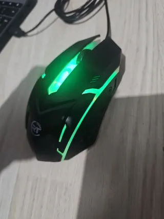 Ratón Gamer RT Retroiluminado USB Negro