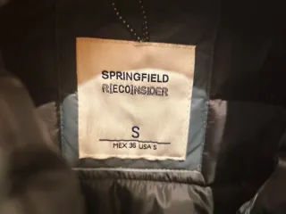 Cazadora Springfield gris verdoso talla S.