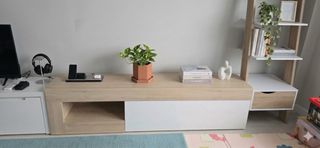 Mueble TV y estantería estilo nórdico