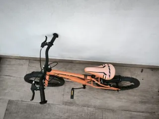 Bicicleta infantil 18 pulgadas naranja