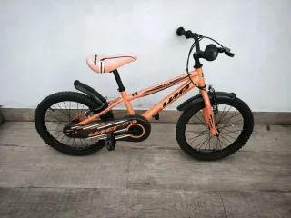 Bicicleta infantil 18 pulgadas naranja