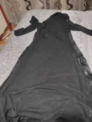 Vestido largo negro talla 3XL