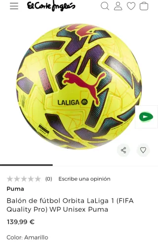 Balón de fútbol LaLiga Puma 2025-2026 ORIGINAL