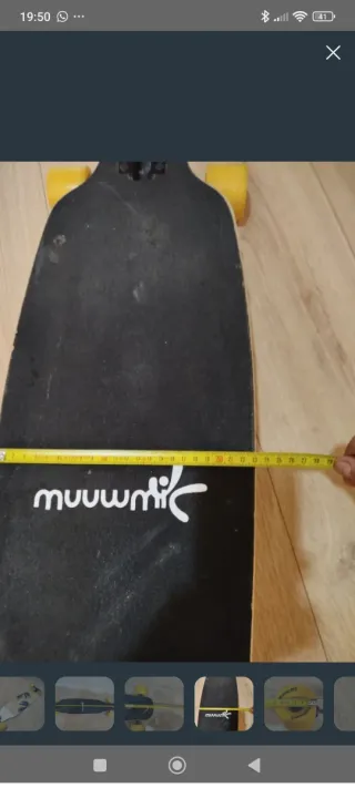 Monopatín Longboard Diseño Palmeras