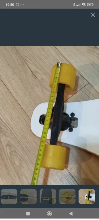 Monopatín Longboard Diseño Palmeras