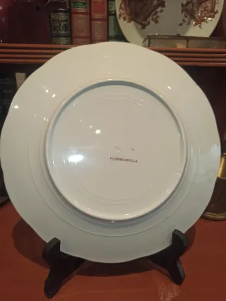 Plato Antiguo Pickman Sevilla Vintage Flores